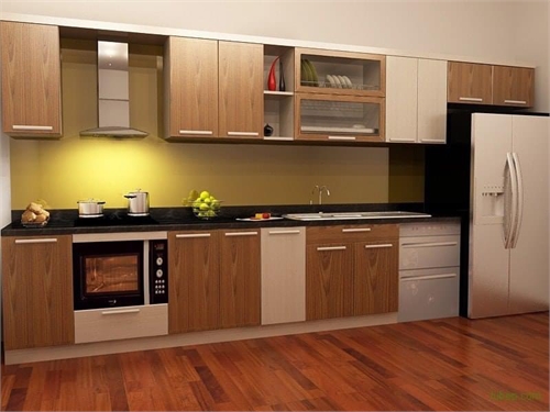 Tủ Bếp Chữ I bằng nhựa laminate TB97 Tủ Bếp Chữ I bằng nhựa laminate TB97